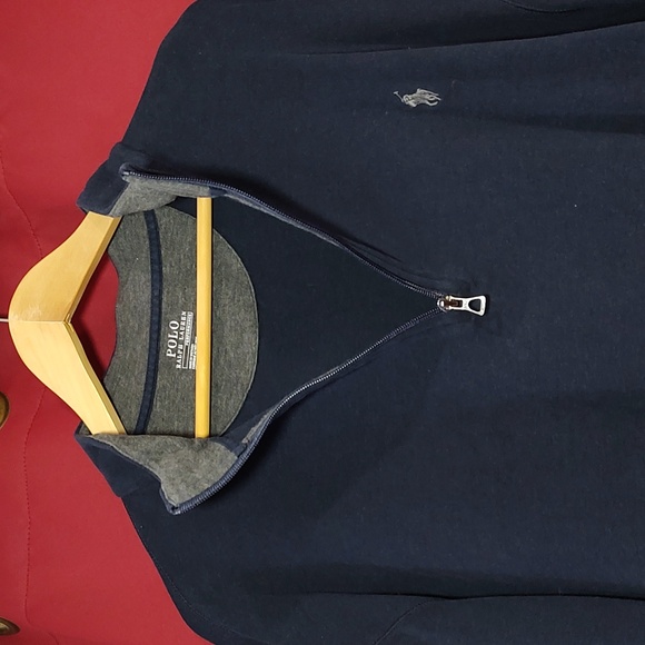 Polo Ralph Lauren Men's 2XB Big 1/4 Zip Performance Black Pullover - Picture 3 of 6